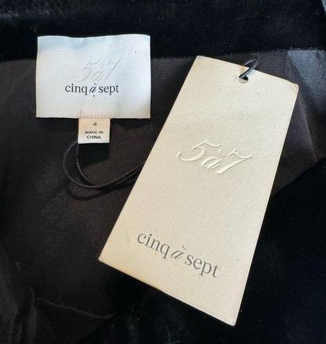 Cinq à Sept  Kiki Velvet Mini Dress Size 4 NWT