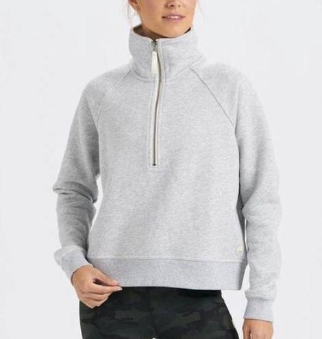 Vuori  Restore Gray Half Zip Pullover Sweatshirt