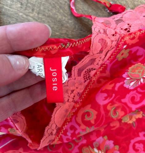 Natori Josie  Women's Pink and Red lingerie dress