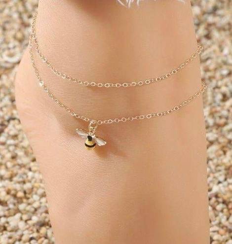 Bee anklet