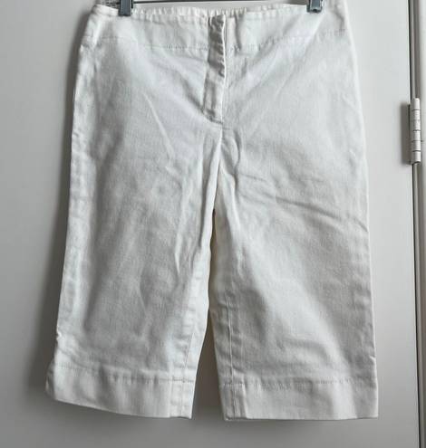 DKNY  White Bermuda Shorts