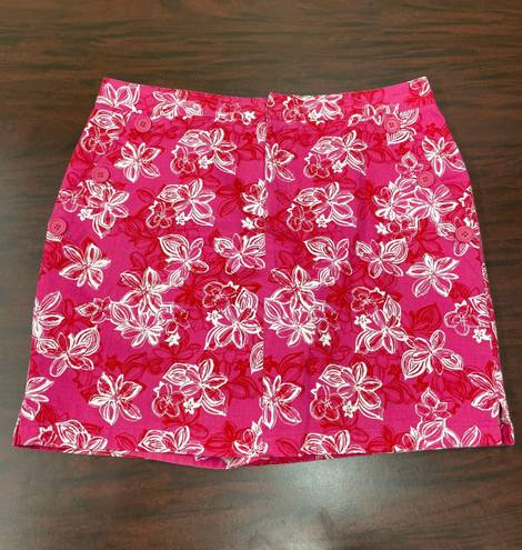 Liz Claiborne Crazy Horse by  Floral Size 12 Skort