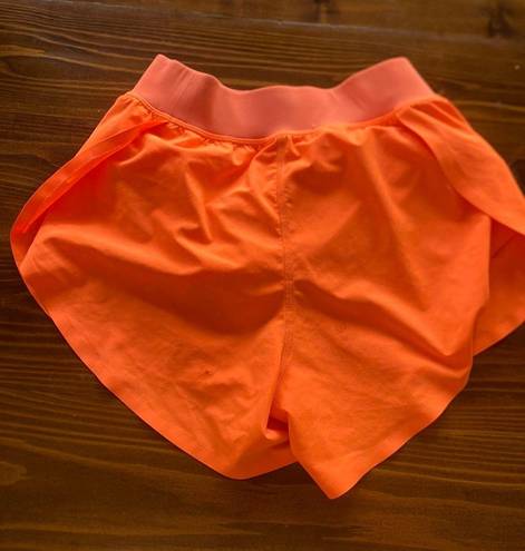 Neon Orange Shorts