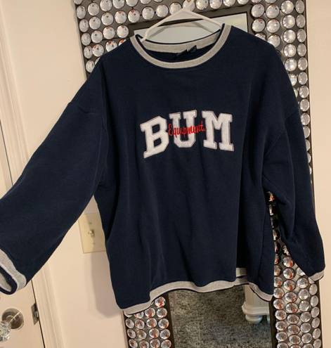 Equipment Oversized Vintage BUM  Crewneck