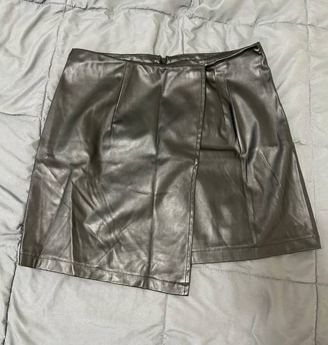 Amazon Faux Leather Mini Skirt