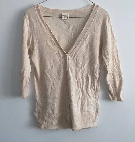 Full Tilt Cream Light Weight  Cardigan