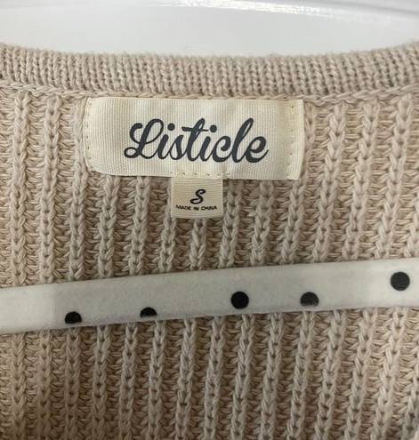 Listicle Sweater