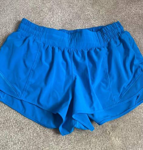 Lululemon Poolside Blue 2.5 Inch Hotty Hot Shorts