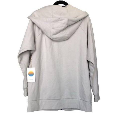 Vuori Women’s Restore Hoodie Sweatshirt Jacket Color Salt Cream Small New w/tag