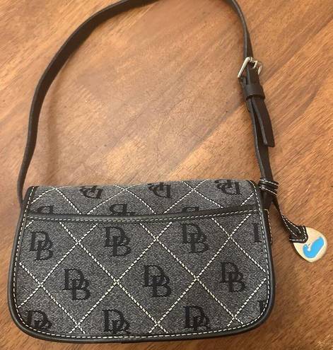 Dooney & Bourke GUC Rare Vintage  Monogram Bag Canvas Leather