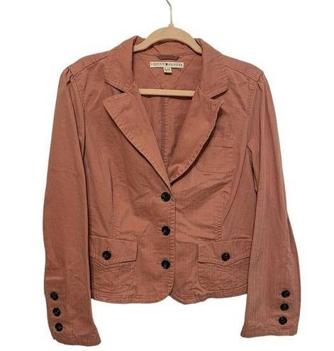 Tommy Hilfiger Vintage  Womens Pink Blazer size XL