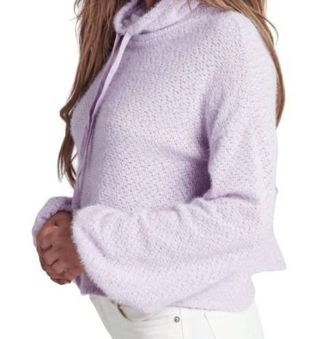 Blue Blush  Cowl Neck Cozy Pullover Lavender Purple Size Small NWT