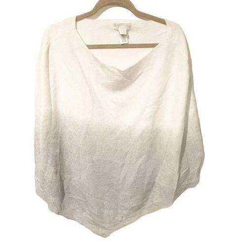 Barefoot Dreams  One Size Plus Cozychic Lite Poncho Ombre Waterfall Sleeveless