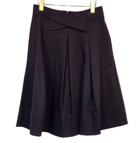 Donna Karan  Black Box Pleated Skirt Sz 6