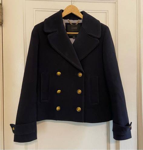 J.Crew  Double Cloth wool blend pea coat