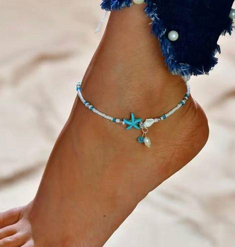 Women's Beaded Starfish Anklet