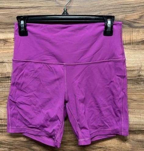 Lululemon Purple Biker Shorts