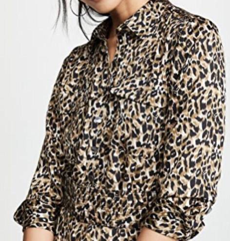 Equipment  Lenora Leopard Midi Dress