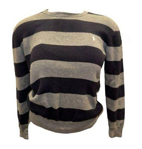 Polo  RALPH LAUREN 100% Cotton Striped Sweater Size Kids 14-16/ Women's S