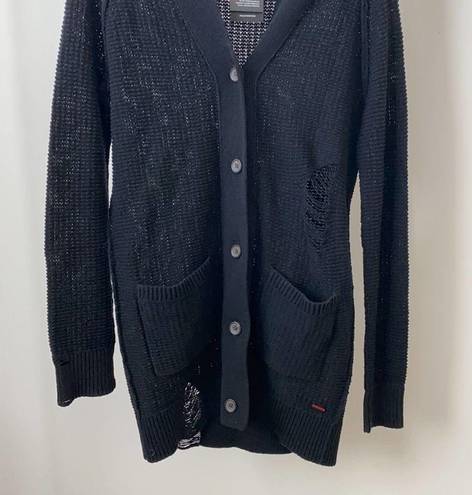 n:philanthropy  Milan Cardigan in Black Cat