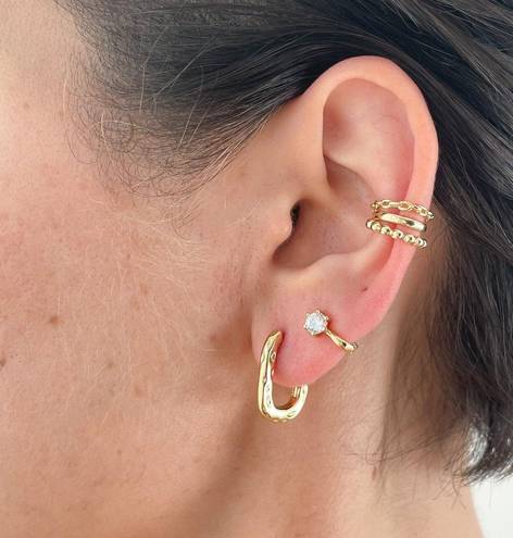 Gold Plated Small Hoop Earrings