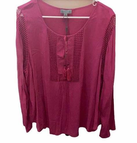 Joseph A  Tassel Blouse