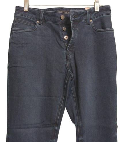 prAna  Buxton Jean Deep Blue Slim Boyfriend Button Fly Organic Cotton 6/28 New