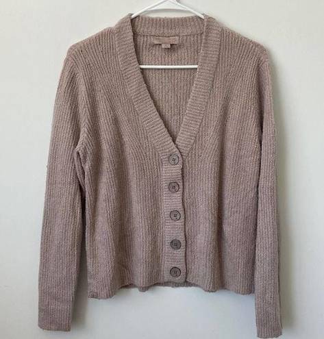 Barefoot Dreams  Light Pink Button Front Cardigan Size: M