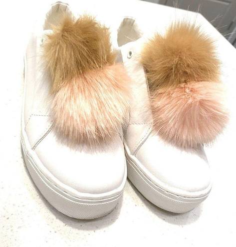 Sam Edelman  “Leya” Laceless Pom Pom Sneakers