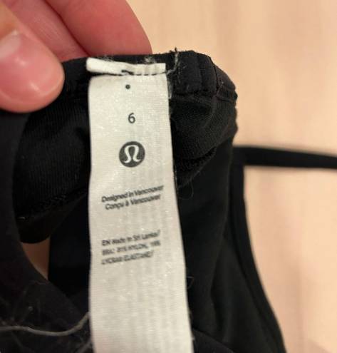 Lululemon Black Sports Bra