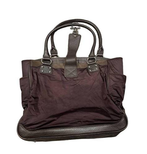 DKNY DKYN Brown HandHeld HandBag with Interior and Exterior Pockets