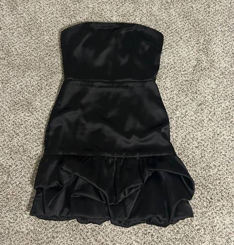 TCEC Strapless black Mini Dress