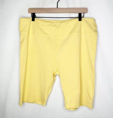 Mate the Label  Yellow Biker Shorts NWT in 3X