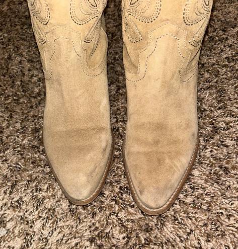 TJ Maxx Brown Cowgirl Booties 