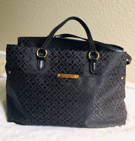 Tommy Hilfiger Black Monogram Tote