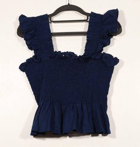 Hill House NWOT  The Paz Top in Size XL in Navy