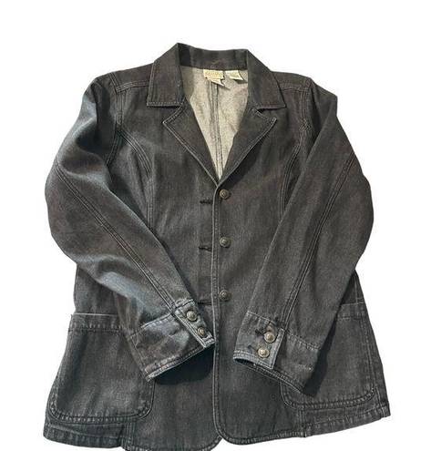 St. John’s Bay St.John's Bay women's medium faded black jean jacket/blazer