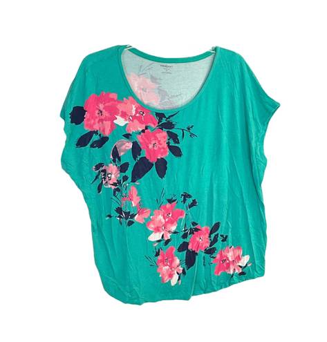 Westport Green w Pink Flowers & Sequins 3X