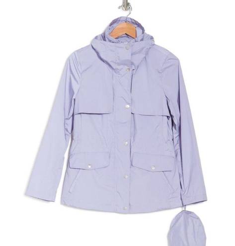 Cole Haan  Water Repellent Hooded Parka Lavender