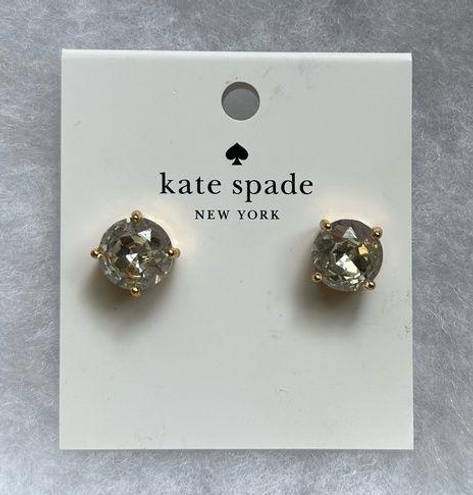 Kate Spade  New York That Sparkle Studs Earring Gold/Clear NWT