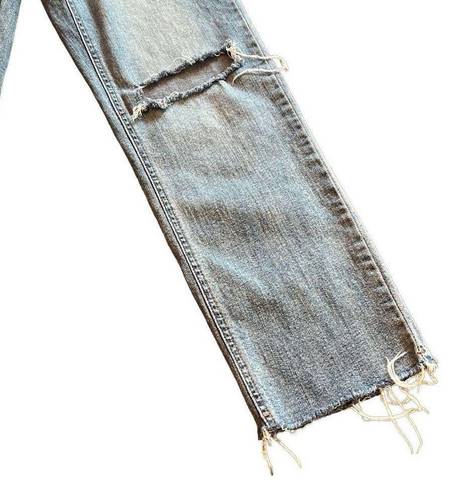 Harper Heritage  High Rise straight distressed jeans