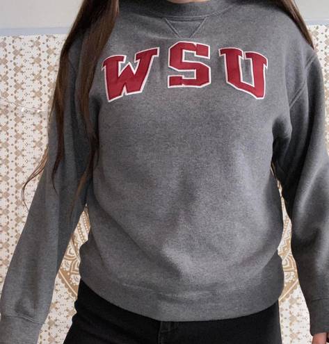 Know Wear Wsu Crewneck Gray Size M