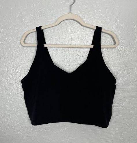 Aerie OFFLINE By  Women Plus Size XXL Black Real Me Low Key Longline Sports Bra