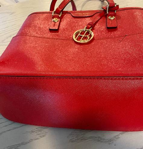 Henri Bendel Bright Red Hobo Crossbody Bag