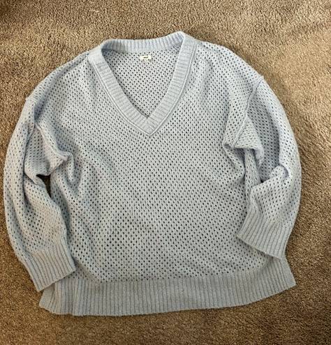 Aerie Blue Oversized Sweater