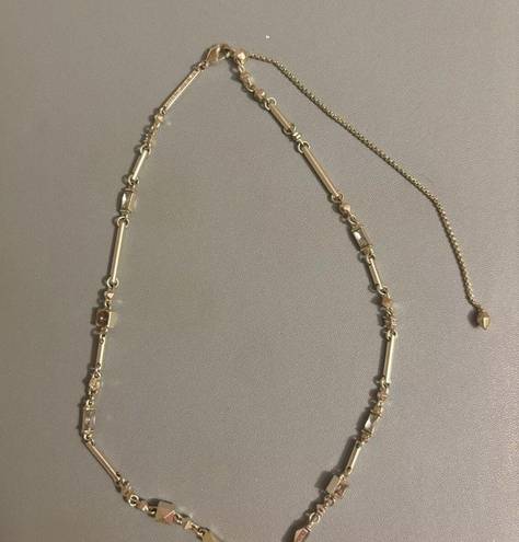 Kendra Scott  Rhett Adjustable Necklace Gold/Smoky Mix