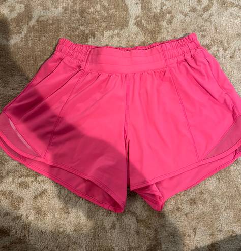 Lululemon Pink Hotty Hot Shorts