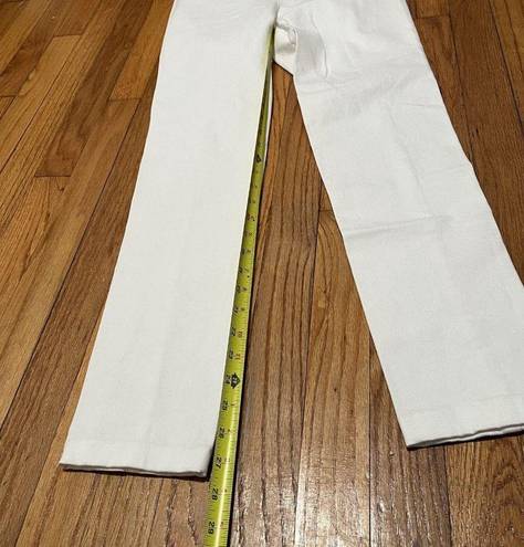 The Row  White Stratton Pull-On Skinny Stretch Pants