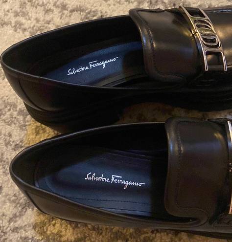 Salvatore Ferragamo Ridley Platform Bit Loafer size 38.5