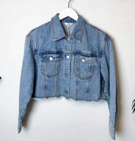 Vintage Blue J.ING  Crop Denim Jacket